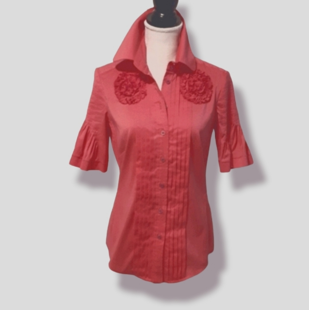 Hot pink blouse